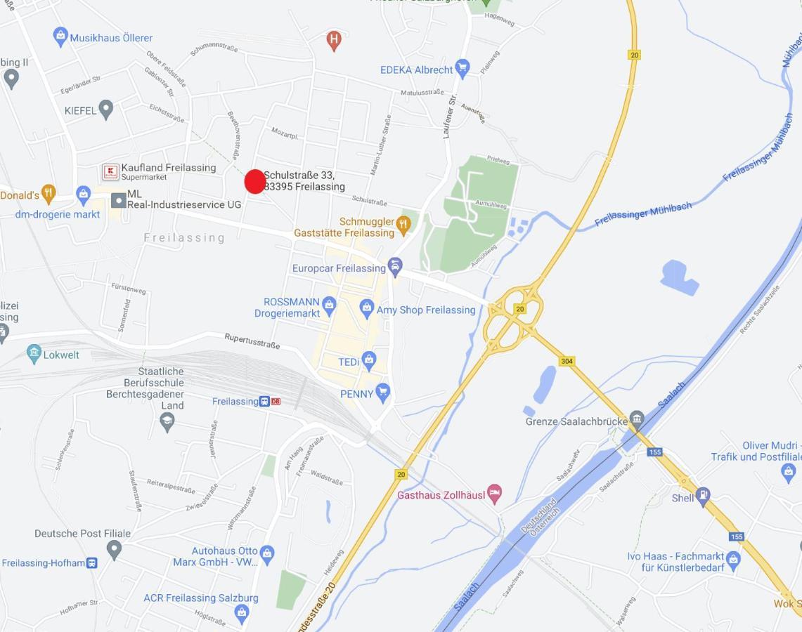 Eg Links-Wunderschoene 70M Grosse 2-Zimmer City Wohnung Naehe Salzburg Freilassing Ngoại thất bức ảnh